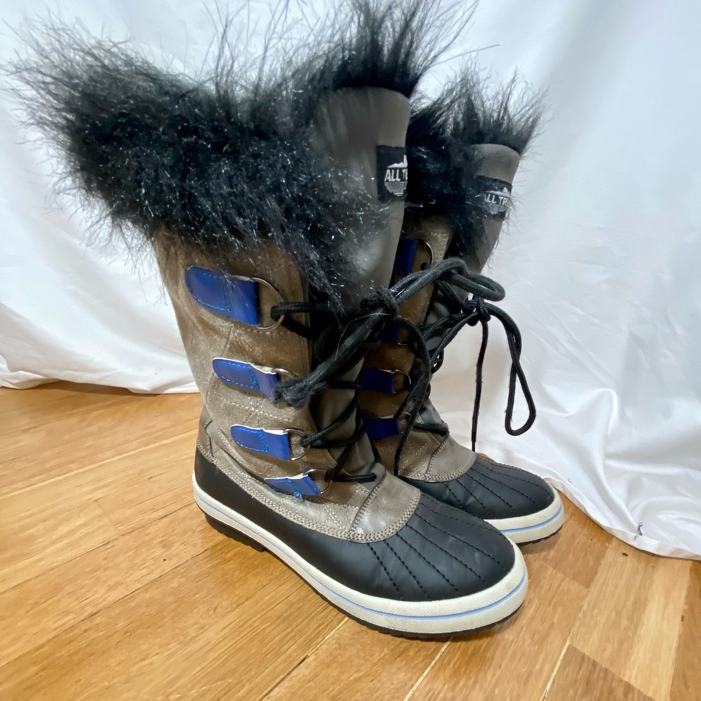 ALL TREK Winter Faux Fur Boots